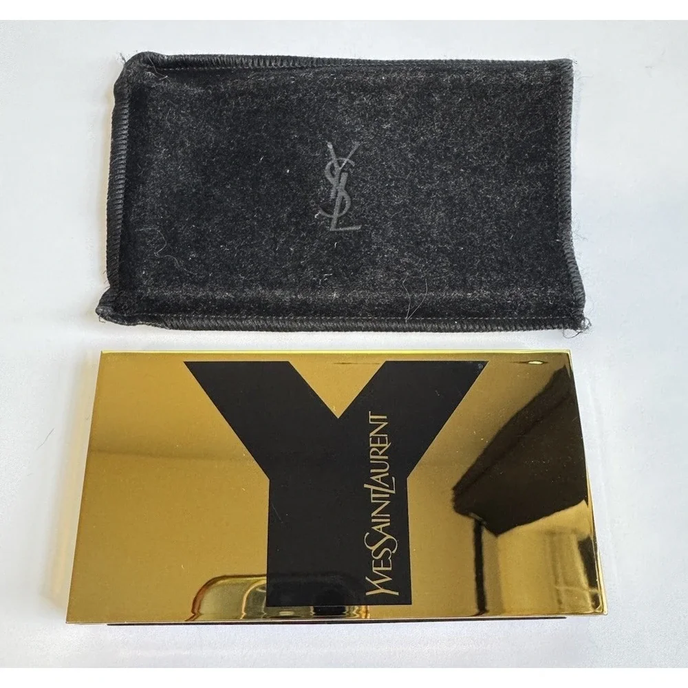 YSL Compact Mirror with Black Cover
